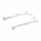 IKEA AURDAL Pull Out Rail for Baskets 14 3/4 " (2 pack) White 904.627.08