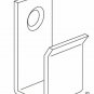 IKEA Part # 106865 Holding Angled Support for Karlstad Sofa Replacement Parts