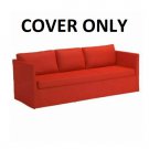 IKEA BRATHULT Cover for 3 Seat Sofa Vissle Red Orange 403.361.85 Slipcovers