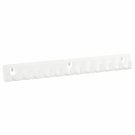 IKEA SKADIS Hook Rack White Metal 405.198.87