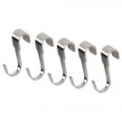 IKEA HULTARP Hook 2 3/4" (5 Pack) Silver Nickel Plated Storage Hanger 504.488.37