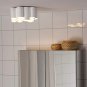 IKEA SODERSVIK Ceiling Lamp LED Dimmable Glossy White 8-1/4" 504.562.24