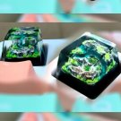 1Pc Green Mountains Keycaps, Rivers Keycaps, Beautiful Nature Keycaps, Unique Mountains Keycaps, Key