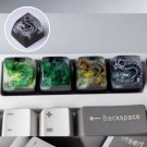 1Pc Great Bridge Keycaps, Big Wall Keycaps for Mechanical Keyboards, Fantasy Bridge Keycaps, Green B