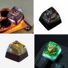 1Pc Steampunk Keycaps with RGB Backlit for Custom Mechanical Keyboards, Steampunk Keycaps, Time Keyc