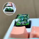1Pc Mountain Waterfall Keycaps, Rock Cliff Keycaps, Nature Inspired Forest Keycaps, Mountain Keycaps