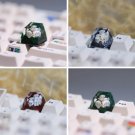 1Pc Skull Keycaps for Gamers, Green Skull Keycaps for Your Keyboard, Red Volcano Skull Keycaps, Blac