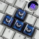1Pc Transparent Bat Keycaps for Your Halloween, ""Spooky Keycaps,  Halloween Keyboard Upgrade, Uniqu