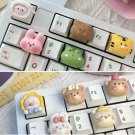1Pc Adorable Cartoon Anime Keycaps, Cute Bear, Rabbit Keycaps for Keyboard Fun, Frog, Tiger, Goat De