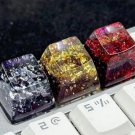 1Pc Sparkling Crystal Ice Keycaps, Stunning Glittering Resin for Your Keyboard, Shimmering Glitter K