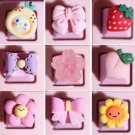 1Pc Cute Sunflower Strawberry Keycaps, Adorable Flower Keyboard Accessories, Kawaii Ribbon Keycaps, 