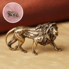 1Pc Copper Lion King Miniatures Figurines, Brass Lion for Gift, Copper Lion King Statue, Lion King C