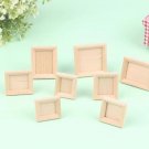 1 Pc Miniature Wood Photo Frame, Miniature Photo Frame for Doll House Decoration, Miniature Furnitur