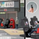 Miniature Speed Racing Arcade Game, Arcade Racing Game Machine 1/64, Perfect for Game Rooms Miniatur