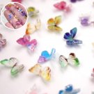 30Pcs Mix Miniature Colorful Butterfly, Miniature Butterfly Garden Accessories, Artificial Butterfli