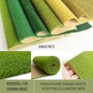 25Cm Artificial Grass Mats,  Miniature Artificial Turf Landscape Scale Train Railway, Fake Grass for