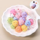 10 Pcs Miniature Ice Cream, Miniature Food, Dollhouse Ice Cream Scoop Mini Play Food, Mini Dessert S