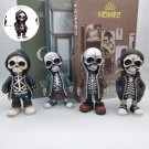 1Pc Miniature Skeleton Figurines, Spooky Halloween Decor, Skeleton Miniatures Spooky Decor, Miniatur