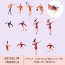 10Pcs Miniature Sports Figures, Realistic Athletes, Miniature Athlete Figures, Tiny Sports Players, 