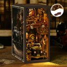 Miniature Garage Bookshelf Decor, Car Book Nook Kit, Classic Car Garage Book Nook, 3D Miniature Book