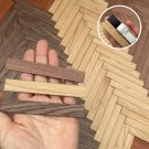 Miniature Parquet Floor Wooden Dollhouse Flooring, Veneer Floor, Small Scale Parquet Floor Panel for