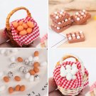 Miniature Egg Basket Kitchen Decor, Miniature Duck Egg, Miniature Food Egg, Food Accessories For Dol