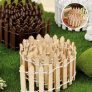 Miniature Wooden Fence for Landscaping, Mini Wooden Fence Fairy Garden Decoration, Garden Fence for 