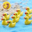 50Pcs Miniature Yellow Duck Figurine, Duck Ornament for Cake Decor, Resin Duck for Display, Miniatur