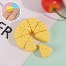 10Pcs Miniature Cheese, Mini Cheese Food Set, Miniature Cheese Cake, Food Dollhouse Accessory, Mini 
