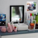 Miniature Shampoo and Lotion Bottle Set, Miniature Toiletries Set 1/6, Mini Bathroom Accessories for