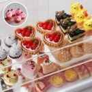 Miniature Bakery Set, Miniature Waffles Donuts, Bakery Food Display, Realistic Dessert Set, Miniatur