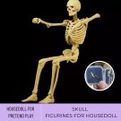 1Pc Miniature Skull, Miniature Realistic Skull 1/64 1/43 1/35, Miniature Skeleton Driver, Halloween 