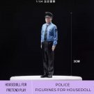 1Pc Miniature Policeman Figurine, Miniature Police Officer 1/64, Miniature Police Prop, Miniature Co