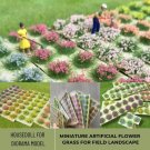 5MM Artificial Flower Grass, Miniature Grass Bushes For Scale Train Railway Layout, Miniature Flower
