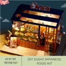 DIY Miniature Sushi Restaurant Kit, DIY Japanisches Essen und Ramen Kit, Miniature Sushi Bar, Japane