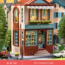 DIY Miniature Candy Cake Shop, Mini Tea Shop, Pink House, Diy House Mini Bakery, DIY Miniatur-Café,