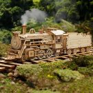 3D DIY Wood Puzzle Locomotive Kit, 3D Craft Kit for Railway Enthusiasts, DIY Train Wood Puzzle, Wood
