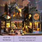 Super Big DIY Miniature Magic Home Kit, Mystical DIY Miniature Kit, Wooden Dollhouse Magic House, Ma