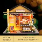DIY Japanese Grocery Store Model Kit, Wooden Japanese Store Kit, Miniature Japanese Shop, Miniatur L
