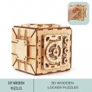 DIY 3D Wooden Code Music Box Treasure Password Case, Random Musical, Cluebox, Kid Brain Teaser Puzzl