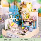 DIY Miniature Yard with Vines Kit, Miniature Garden Scene with Cozy Chairs, Miniature Lush Vines, Ti