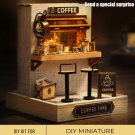 DIY Miniature Cafe, Miniature Coffee Shop Kit, Build a Miniature Coffeehouse, Miniature Coffee Bar, 