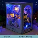 DIY Miniature Underwater Bookshelf, Miniature Ocean Wonderland Set, Train Book Nook Kit, Ozean Regal