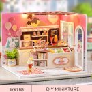 DIY Wooden Miniature Candy Shop Kit, Miniature Ice Cream Store, Miniature Cake Store, Wooden Candy S
