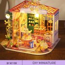 DIY Miniature Cake and Candy Shop Kit, Miniature Sweet Treats with Play Area, Miniature Dessert Cafe
