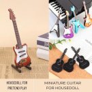 1 Pc Miniature Guitar Musical Instrument, Musical Decoration, Miniature Music Electric Guitar Acryli