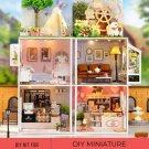 DIY Miniature Set, Miniature Pink Bedroom, Miniature Coffee Shop, Tiny Ice Cream Shop, Miniature Tow