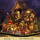 DIY Miniature Magical Castle Kit, Miniature Witchs Magic Castle, Fantasy Castle Room and Furniture S