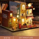 DIY Miniature Coffee Shop Building Kit, Miniature Cozy Cafe and Dinner Scene Kit, Miniature Cafe Dec