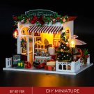 DIY Miniature Christmas Shop Kit, Tiny Christmas Ornament Set, Ornament Kit with Gifts and Trees, Mi